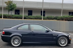Carbon Black Metallic 2005 BMW M3 // Cinnamon Interior // Rajaie Qubain of Beisan Systems