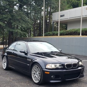 Carbon Black Metallic 2005 BMW M3 // Cinnamon Interior // Rajaie Qubain of Beisan Systems
