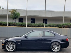 Carbon Black Metallic 2005 BMW M3 // Cinnamon Interior // Rajaie Qubain of Beisan Systems