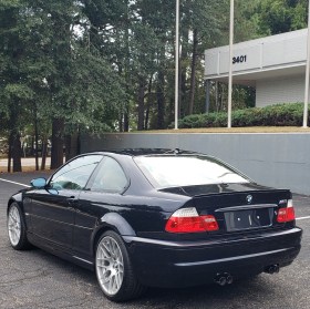 Carbon Black Metallic 2005 BMW M3 // Cinnamon Interior // Rajaie Qubain of Beisan Systems