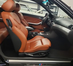 Carbon Black Metallic 2005 BMW M3 // Cinnamon Interior // Rajaie Qubain of Beisan Systems full